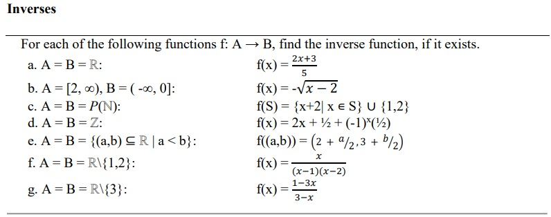 Solved For each of the following functions, find a. f(p); b.
