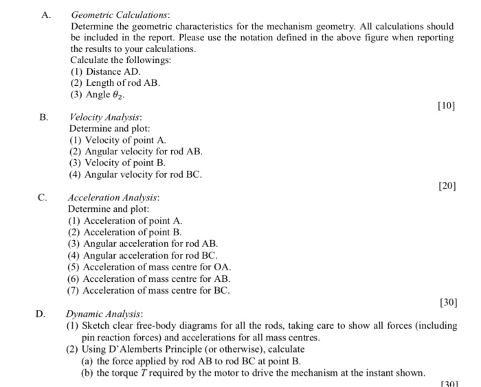 Solved 2017 2018 Machine Dynamics Case Study Aim To Cond Chegg Com