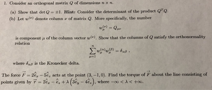 Solved This Is For Mathematical Physics In Regards To Lin Chegg Com