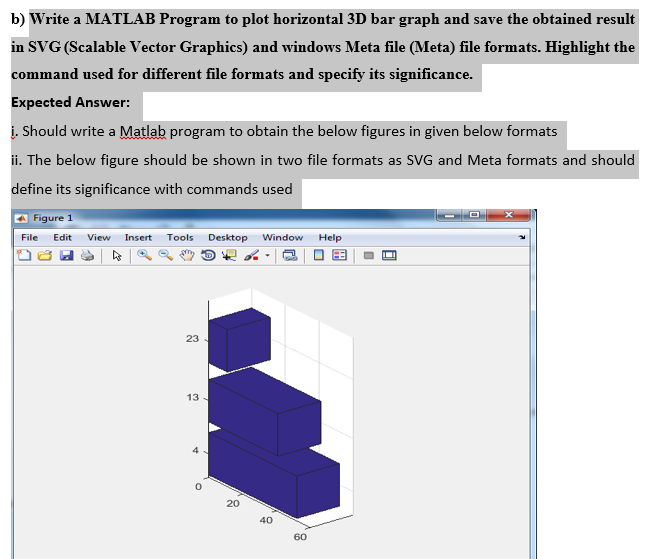 Download Write A Matlab Program To Plot Horizontal 3d Bar Chegg Com