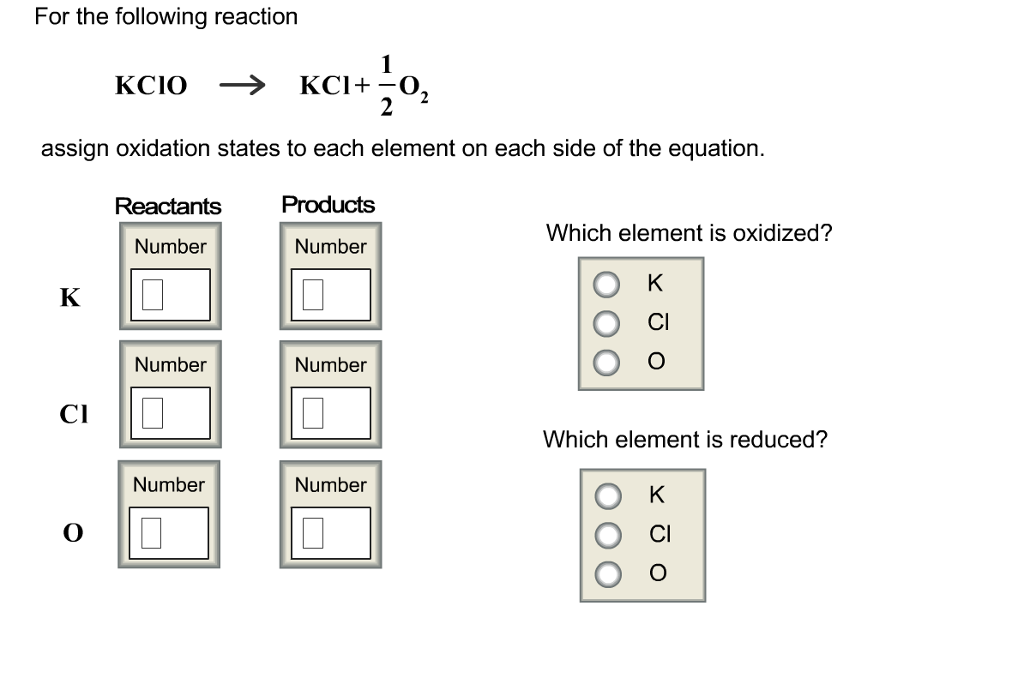 Kci. Équation oxidation Reaction. Which equation shows an oxidation Reaction?*. Kclo3 t. Solve for the Unknown interest rate in each of the following.