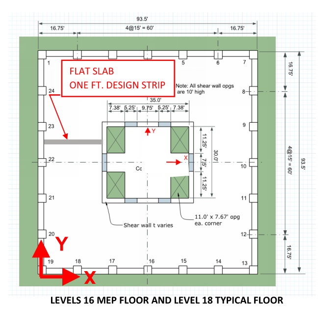 Topic Check Concrete Flat Slab Level 18 Typical F Chegg Com