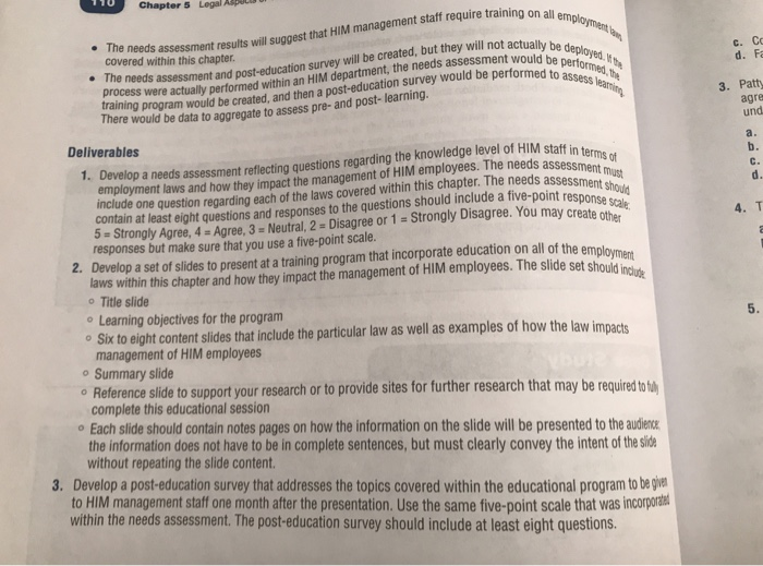 Case Study Objectives Employment Laws That Impact Chegg Com
