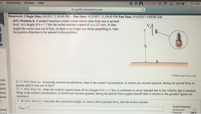 Physics Archive September 15 2017 Chegg
