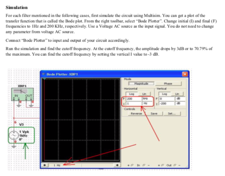 Solved Simulation For each filter mentioned in the following 