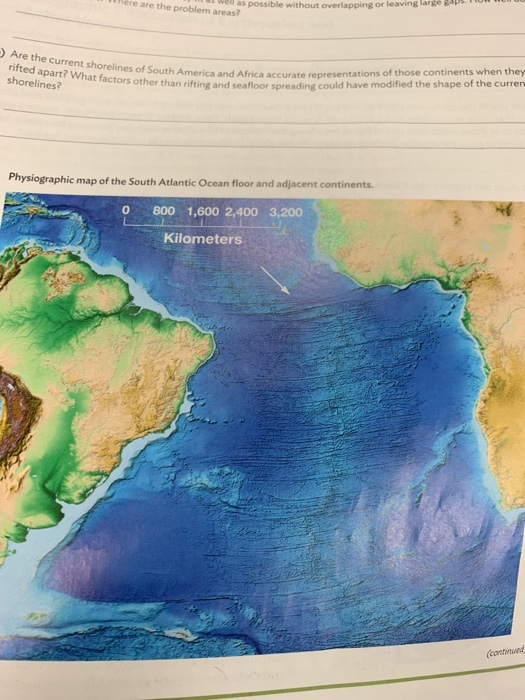 Solved Measure The Distance Between South American And Af