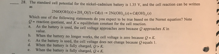 Nickel Cadmium Battery Video Khan Academy