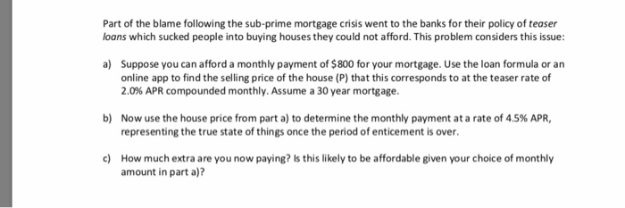 how much house will 800 a month buy