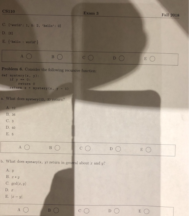 Solved 5 A X I For I X In Enum E Rate Hello W Chegg Com