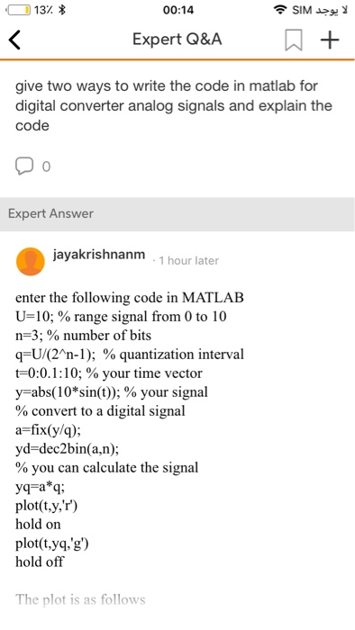 Solved I Want Codes Digital To Analoge Converts Not Analo Chegg Com