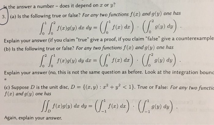 The Answer A Number Does It Depend On R Or Y 3 Chegg Com