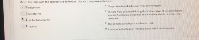 Solved Match The Term With The Appropriate Definition Us Chegg Com