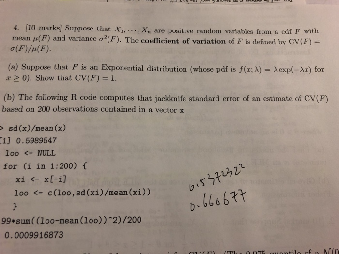 Solved 4 10 Marks Suppose That X X Are Positive R Chegg Com