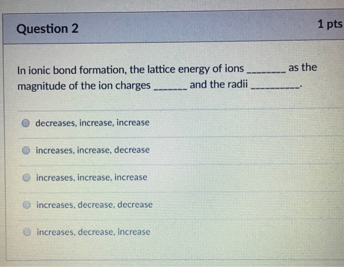 ♏ Which of the following has eight valence electrons