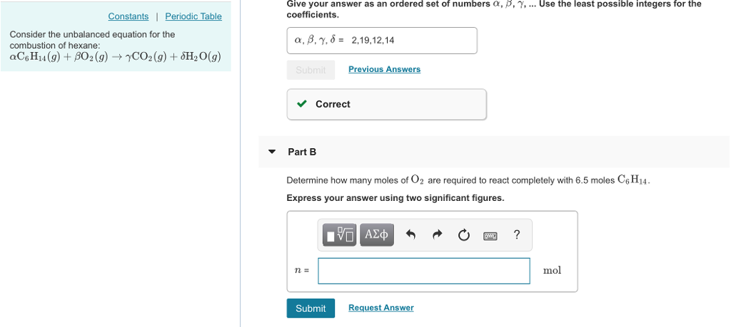Solved Give Your Answer As An Ordered Set Of Numbers A B Chegg Com