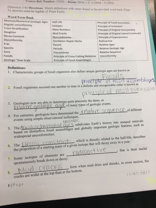 Solved: Course Ref. Number: 13329- Room: N938 -T: 2:30PM-5 ...