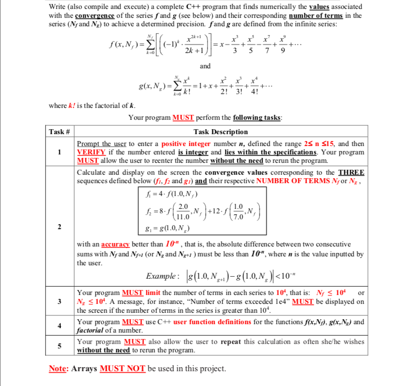 Solved Write Also Compile Execute Complete C Program Finds Numerically Values Associated Converge Q