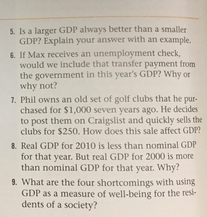 Is a larger GDP always better?