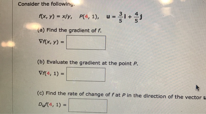 Solved Consider The Following F X Y X Y P 4 1 U Chegg Com