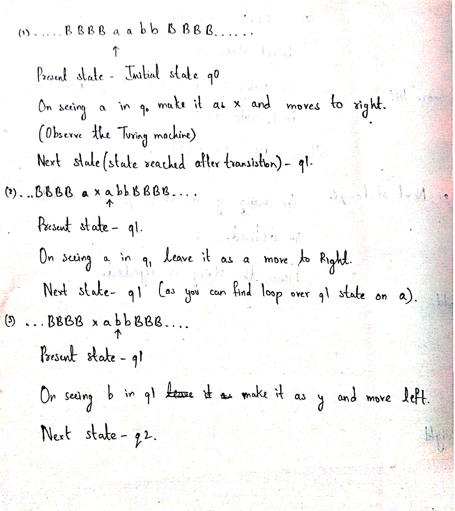 Solved 8 10 Given Turing Machine Q F Q4 6 Qo Qi X R 6 Qi Qi R Qo Q Qz Q3 Q4 2 B B X Y 0 Qi B 2 Y Q