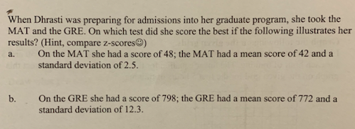 Solved When Dhrasti Was Preparing For Admissions Into Her