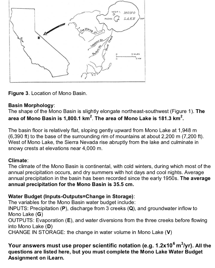 mono lake evidences showing shrinking lake level geo 5