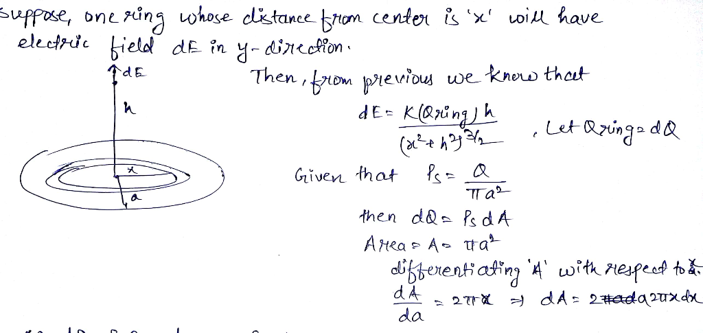 xe, one ring u hose dstane e bron centen β X will have C. Then,previou we knoo thoat dE Griven that P- та de da