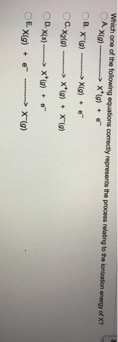 Solved Which One Of The Following Equations Correctly Rep Chegg Com