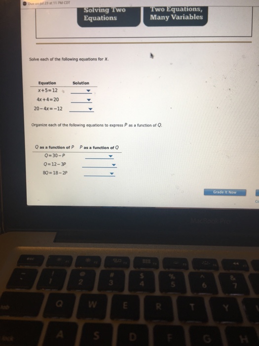 Solved Solve Each Of The Following Equation For X X 5 Chegg Com