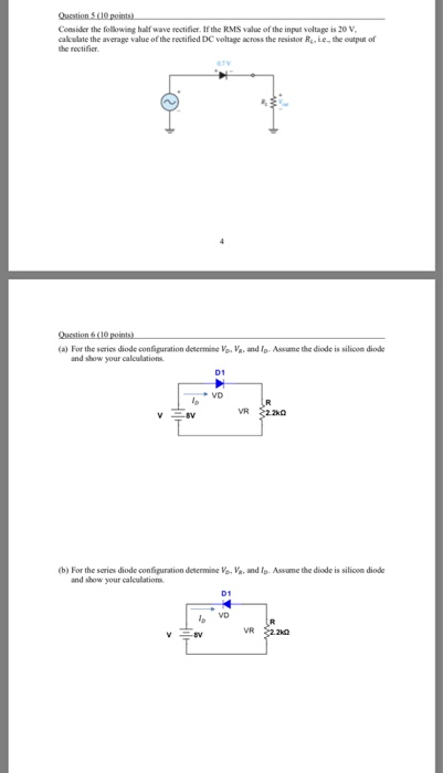 rms value of half wave rectifier