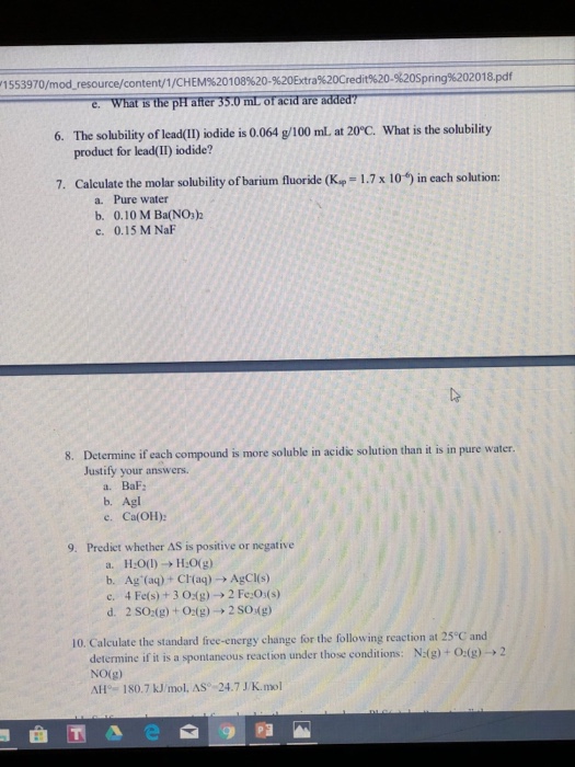 Solved Mod Resource Content 1 Chem 108 ex Chegg Com