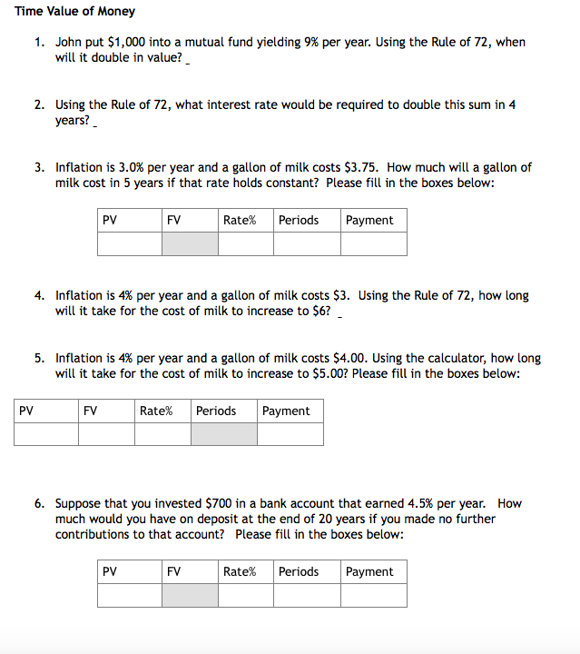 Solved Time Value Of Money 1 John Put 000 Into A Mutu Solved Time Value Of Money 1 John Put