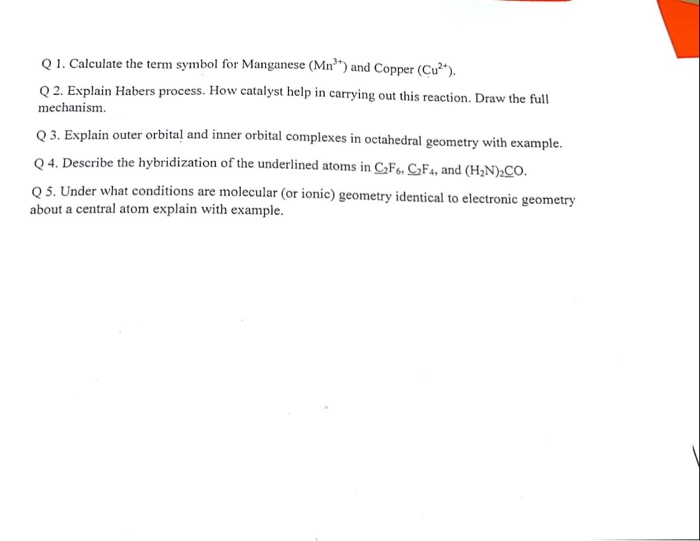 solved q1 calculate the term symbol for manganese mn a chegg com term symbol for manganese mn