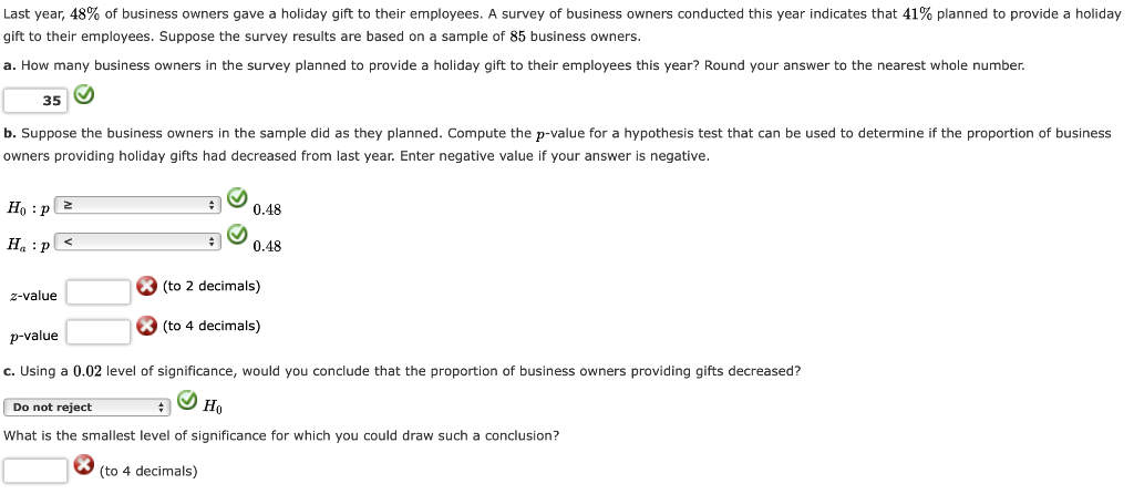 Solved Last Year 48 Of Business Owners Gave A Holiday G Solved Last Year 48 Of Business Owners Gave A Holiday G