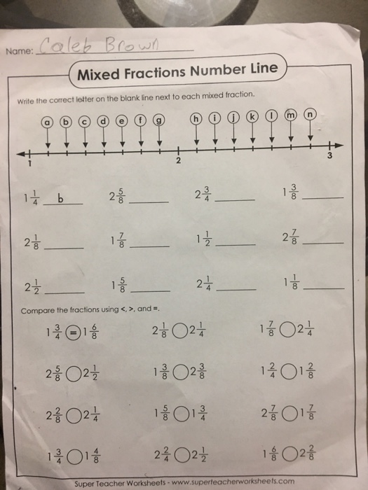 super teacher worksheets fractions