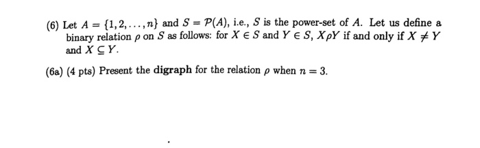 Solved 6 Let A 1 2 N And S P A Ie S Is The P Chegg Com