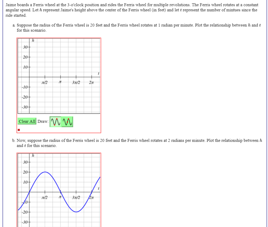 Jaime Boards A Ferris Wheel At The 3 O Clock Position Chegg Com