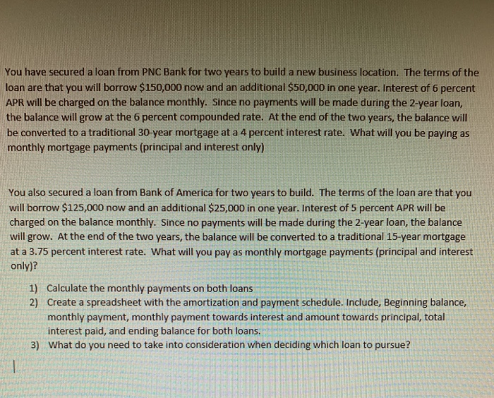Pnc Loan Payment >> Solved You Have Secured A Loan From Pnc Bank For Two Year Pnc Loan Payment >> Solved You Have Secured A Loan From Pnc Bank For Two Year