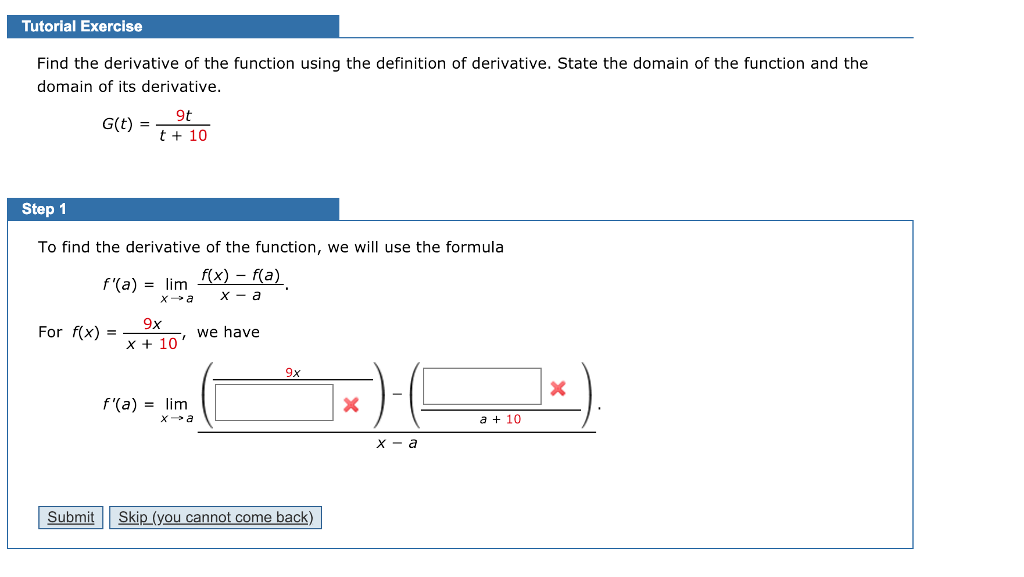 To Find The Derivative Of The Function We Will Use Chegg Com