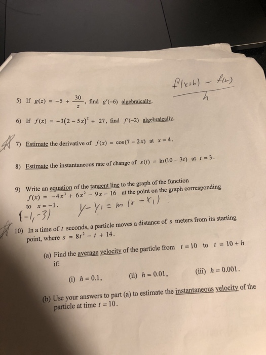 Solved 5 If G Z 5 Find G 6 Algebraically 6 If Chegg Com