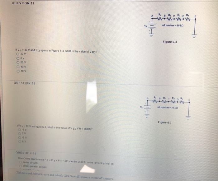 Solved Question 17 R B Ri C R Dr All Renstors 10k0 Fig Chegg Com Solved Question 17 R B Ri C R Dr All Renstors 10k0 Fig Chegg Com