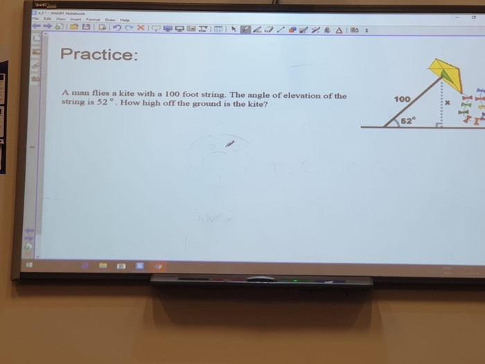 Practice A Man Flies A Kite With A 100 Foot String Chegg 