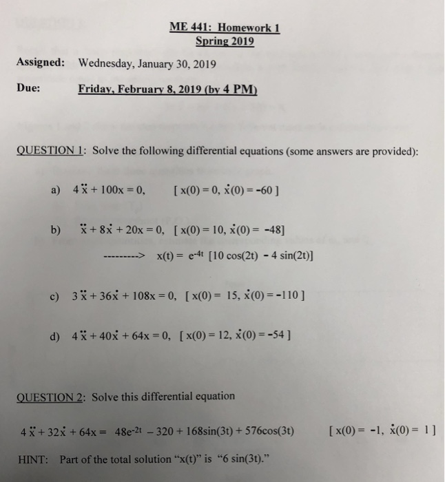 Me 441 homework solutions 06 picture