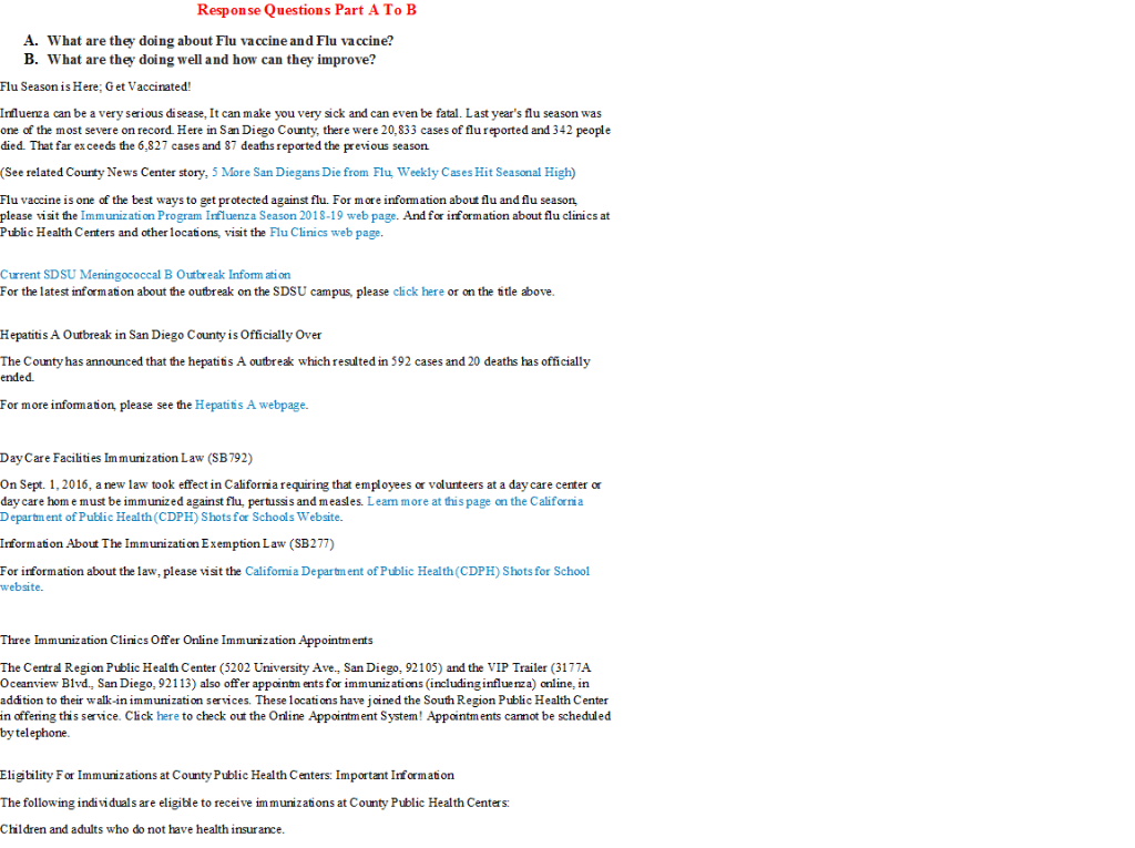 Sdsu Health Insurance >> Solved Response Questions Part A To B A What Are They Do Sdsu Health Insurance >> Solved Response Questions Part A To B A What Are They Do