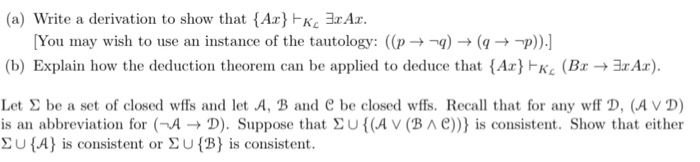 (a) Write a derivation to show 

<div class=