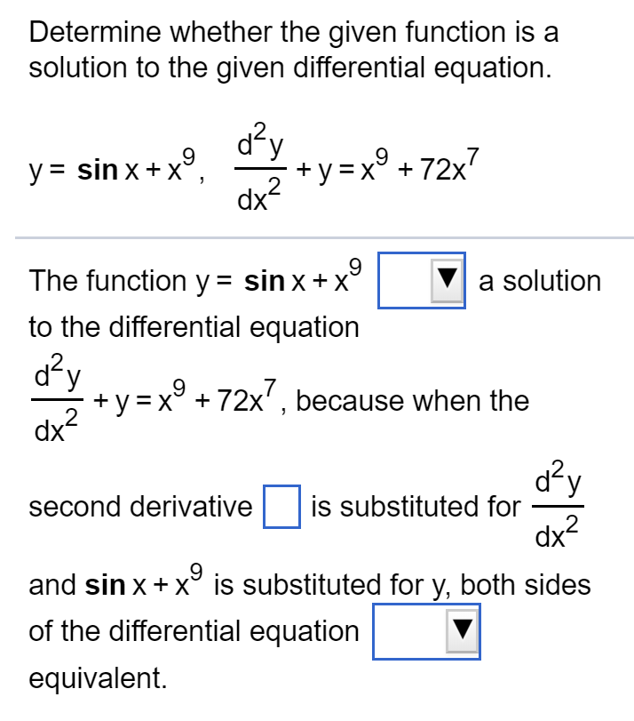 Solve differential equation picture