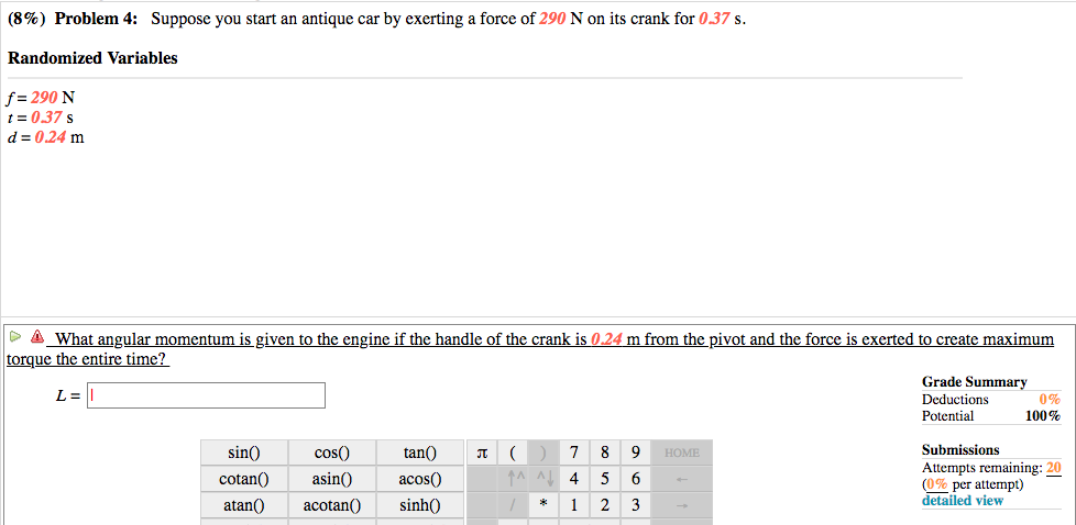 8 Problem 4 Suppose You Start An Antique Car By Chegg Com