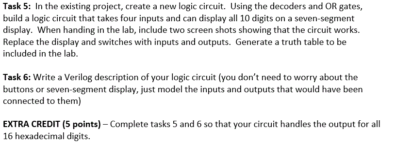 solved logic circuit lab, having trouble making decoders