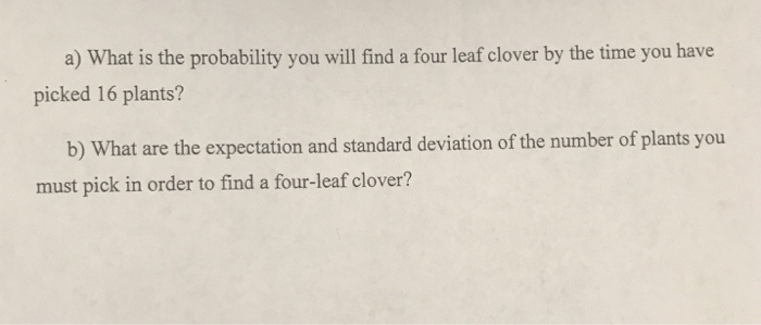 How Probability Theory Can Help You Find More Four-Leaf Clovers -  Statistics By Jim