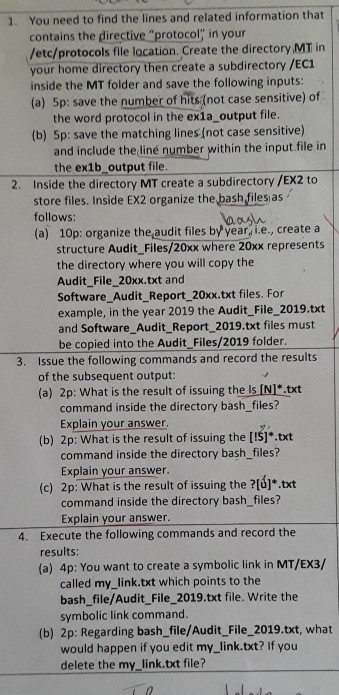 You need to find the lines and related information that contains the directive protocol in your /etc/protocols file locatio